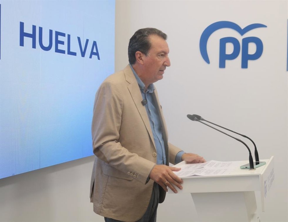 El presidente del PP de Huelva, Manuel Andrés González.