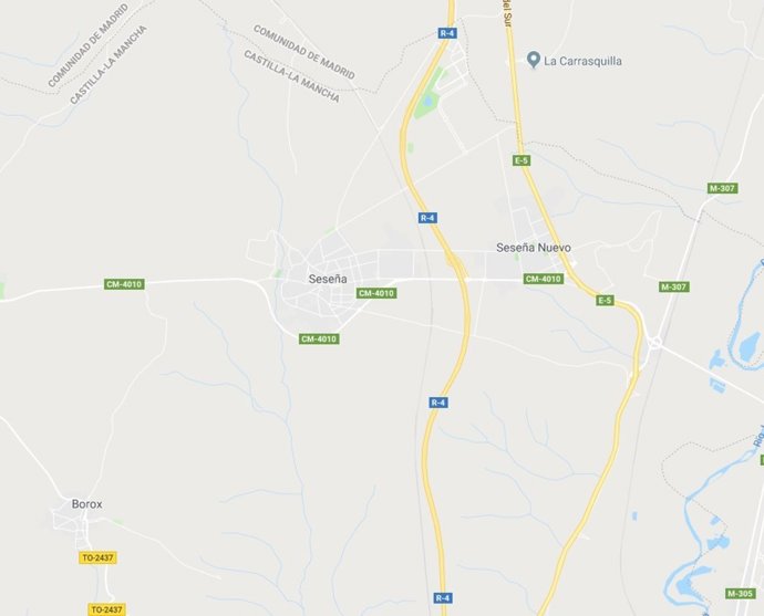 Archivo - Imagen de Google Maps de las localidades de Seseña y Borox
