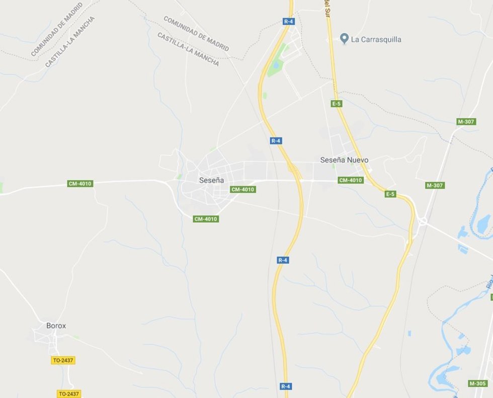Archivo - Imagen de Google Maps de las localidades de Seseña y Borox