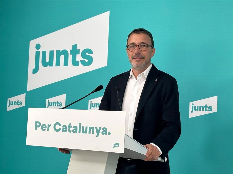 El portavoz de Junts, Josep Rius