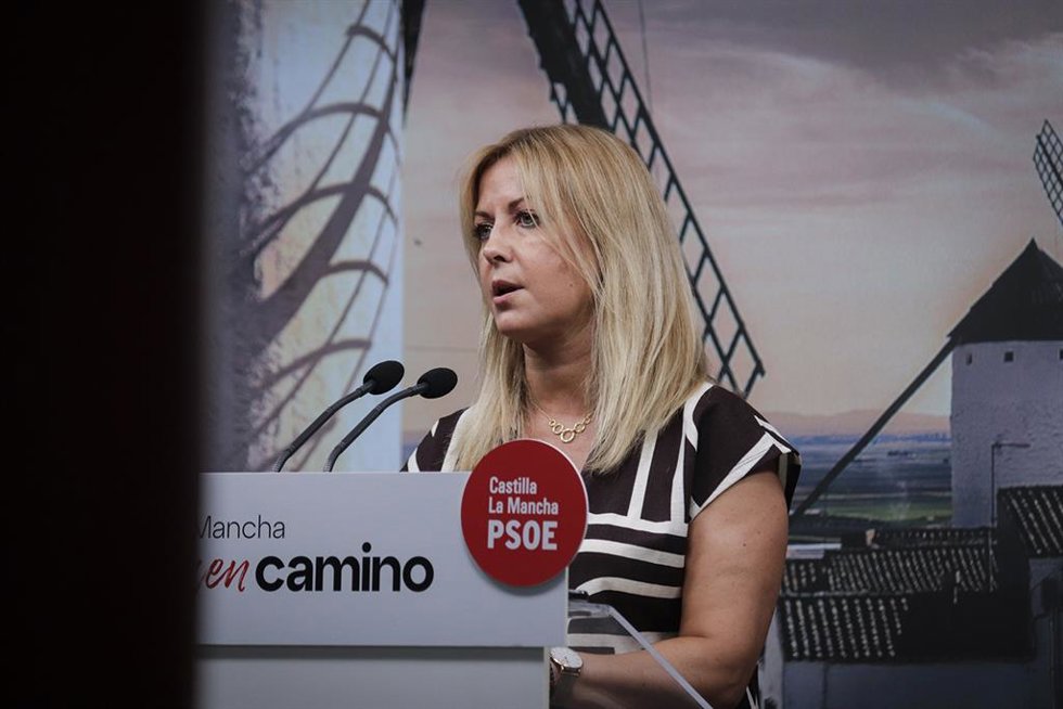 La portavoz del PSOE en las Cortes de C-LM, Ana Isabel Abengózar.