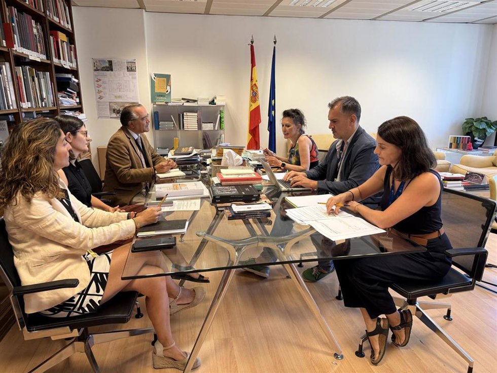 Reunión entre el Ayuntamiento de Talavera y el Ministerio de Cultura.