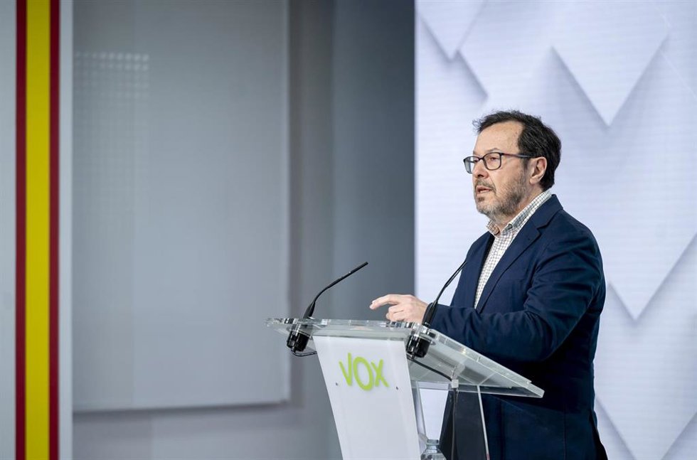 Archivo - El portavoz de Vox, José Antonio Fúster