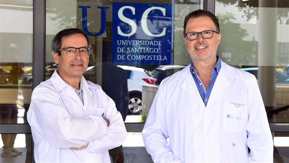Los investigadores Antonio Salas y Federivo Martinón