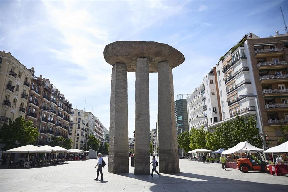 Archivo - Plaza de Salvador Dalí, a 19 de mayo de 2026, en Madrid (España)