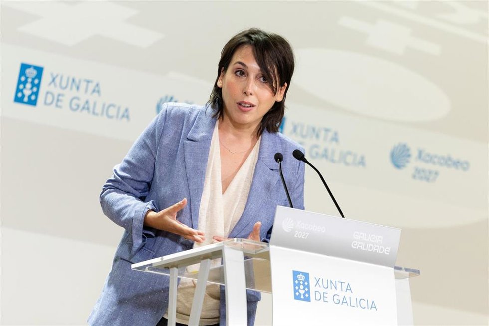 La conselleira de Economía e Industria, María Jesús Lorenzana