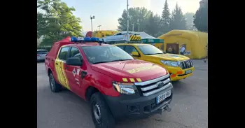 Una bombera valenciana, lesionada en les tasques d'extinció de l'incendi de Peñarroya de Tastavins (Terol)