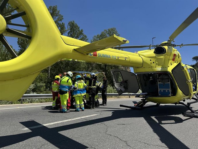 Helicóptero del Summa 112