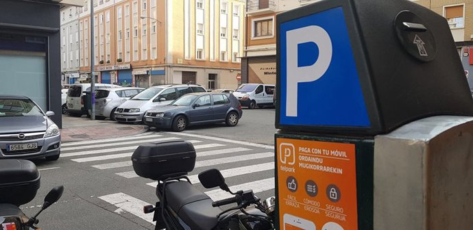 Imagen de una zona de estacionamiento regulado