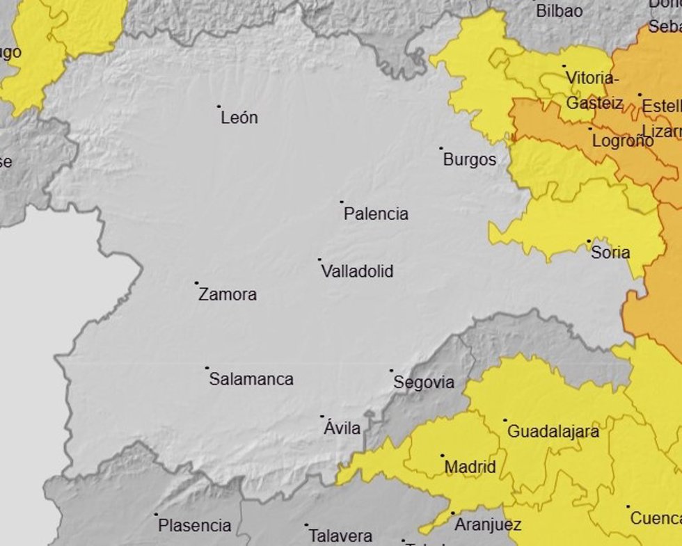 Avisos meteorológicos en Castilla y León para el día 14 de julio de 2026.