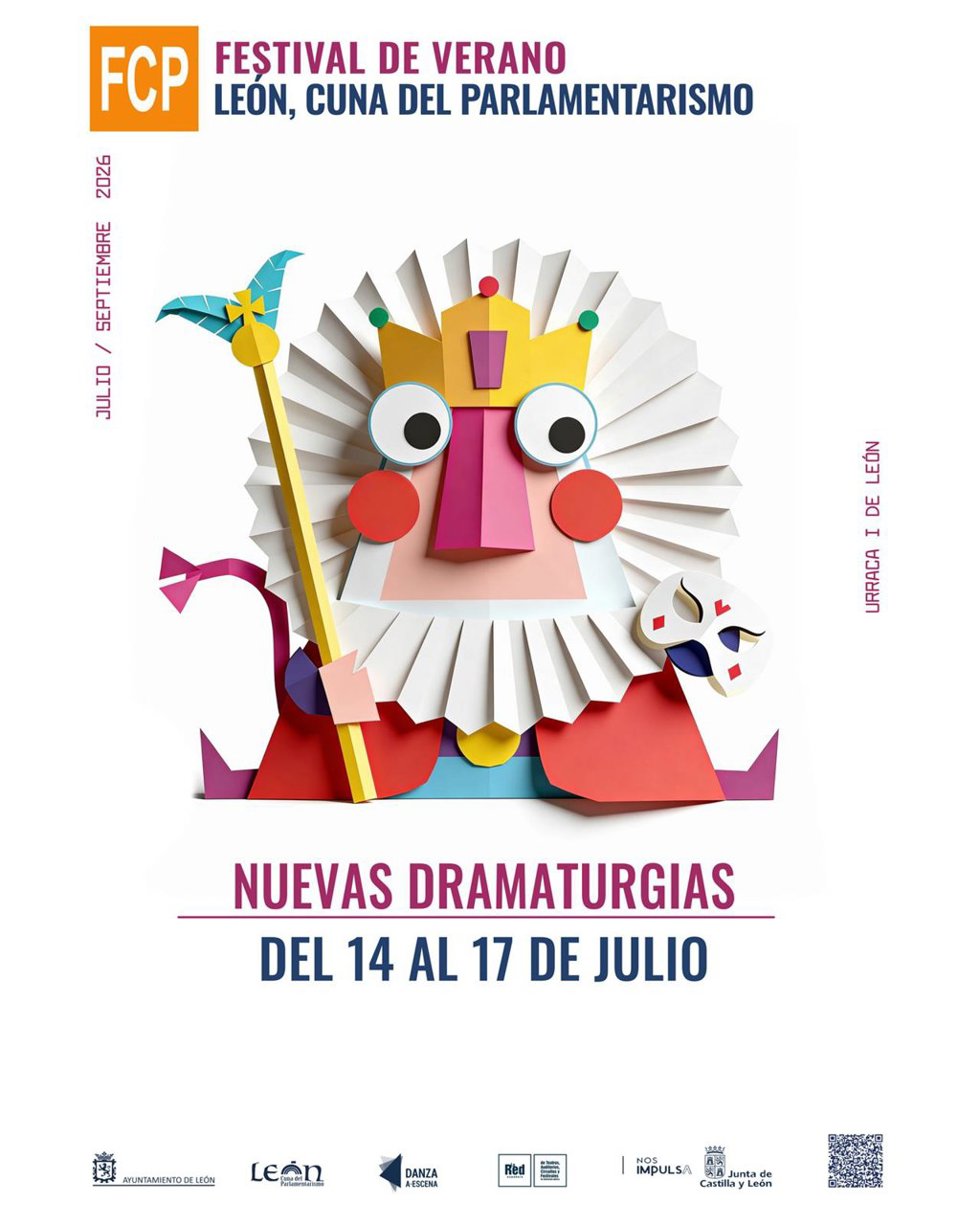 Cartel del ciclo 'Nuevas dramaturgias' que comenzará mañana dentro del Festival de Verano 'León Cuna del Parlamentarismo'.