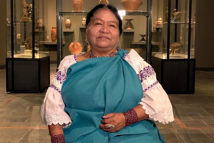 La antropóloga e historiadora Estelina Quinatoa