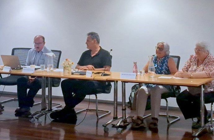 El catedrático de Historia Moderna de la Universidad de Huelva, David González Cruz, en el congreso internacional 'História tem nome de mulher: historiografia e mulheres'.