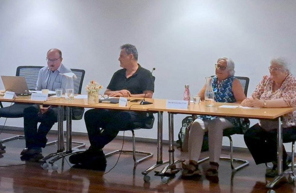 El catedrático de Historia Moderna de la Universidad de Huelva, David González Cruz, en el congreso internacional 'História tem nome de mulher: historiografia e mulheres'.