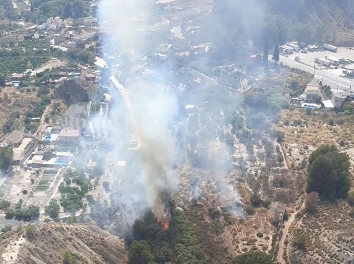 Lugar del incendio