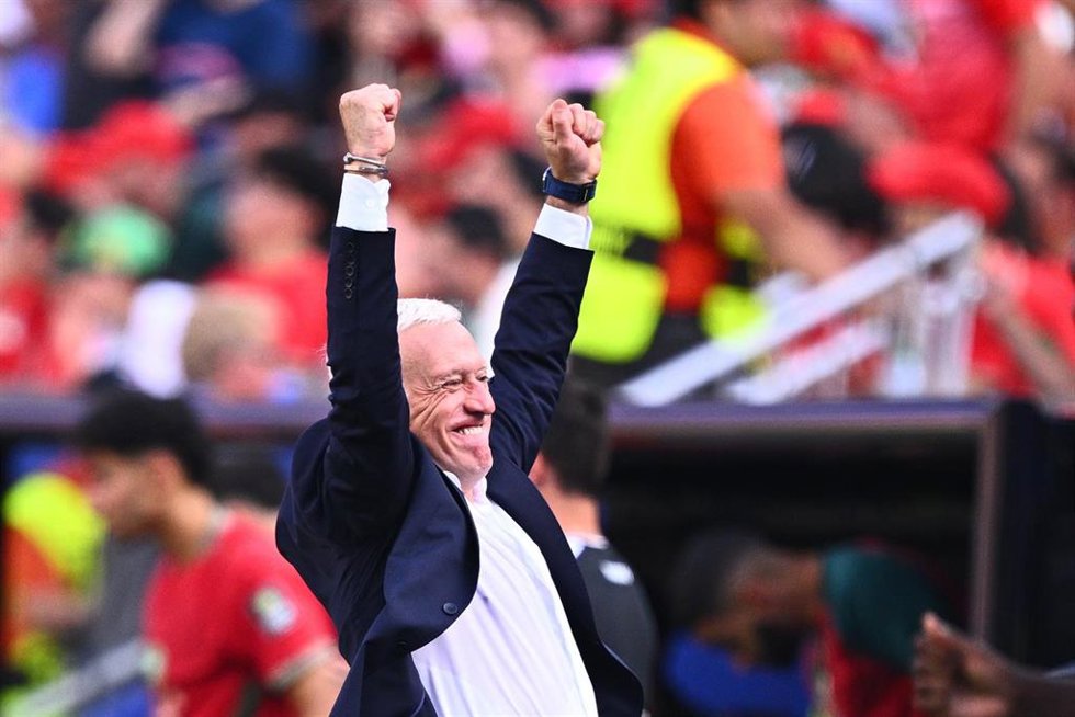 Didier Deschamps celebra el pase de Francia a las semifinales del Mundial 2026