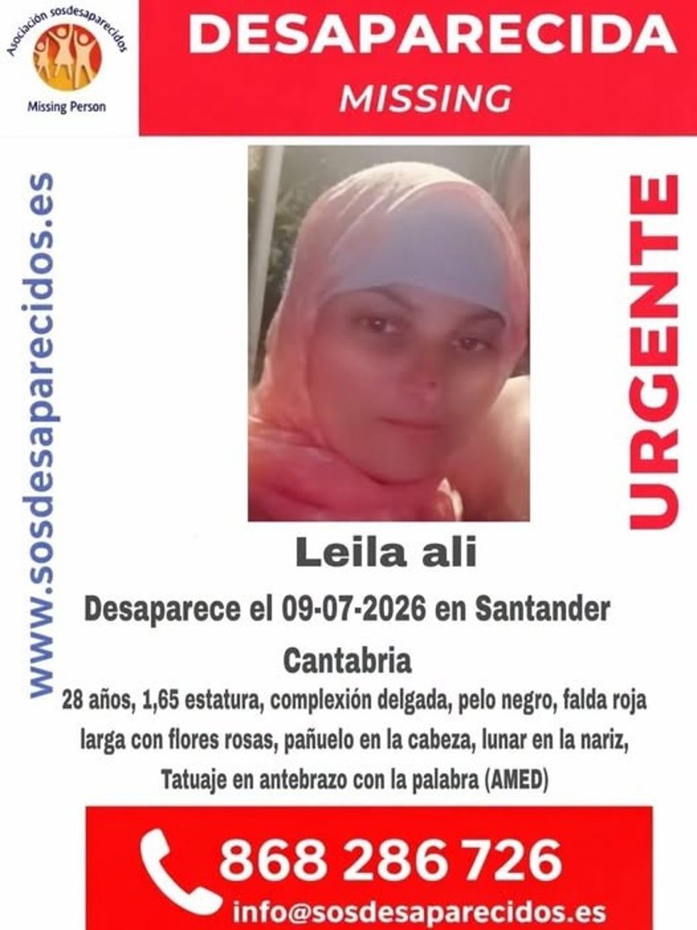 La Policía busca a una mujer desaparecida desde el jueves en Santander