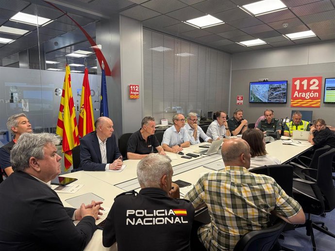 Reunión del CECOPI de este lunes por la tarde.