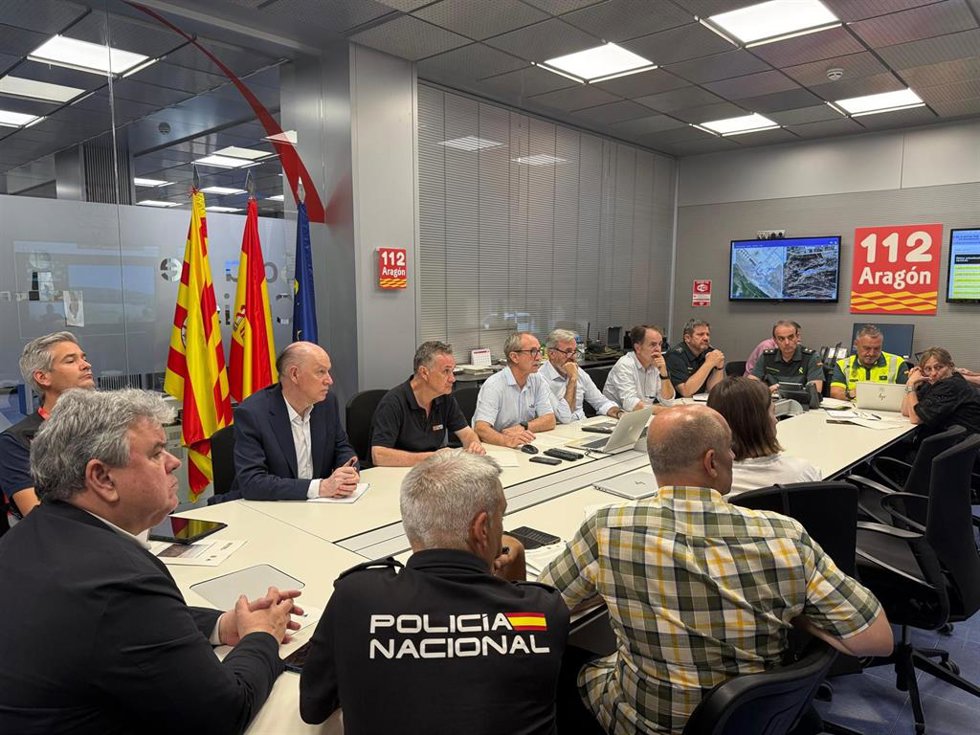 Reunión del CECOPI de este lunes por la tarde.
