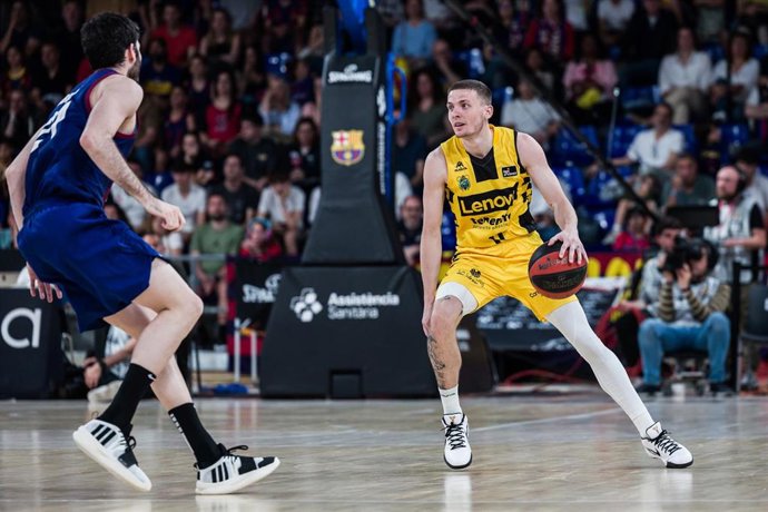 Archivo - Kyle Guy durante su primera etapa en La Laguna Tenerife