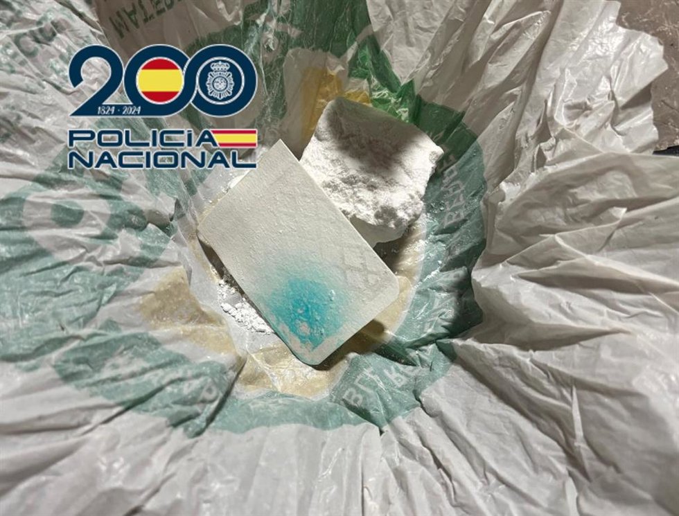 Droga intervenida por la Policía Nacional en el marco de la operación