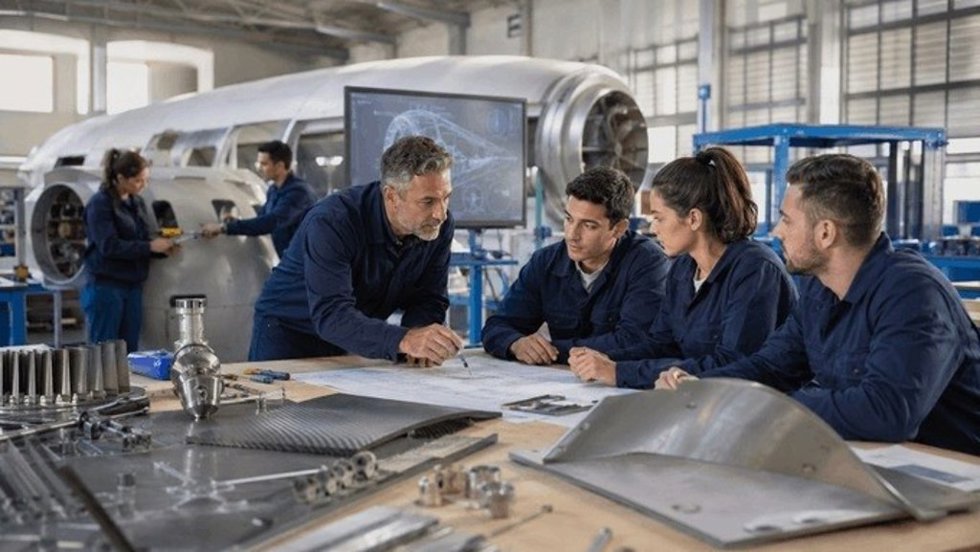 Acciones formativas para personas desempleadas en el sector aeroespacial