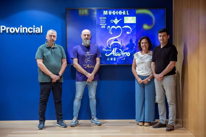 Presentación del musical apoyado por la Diputación 'Aladino'.