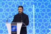 Foto: Zelenski denuncia ataques rusos con 145 drones y misiles y pide a la UE acelerar la adopción de más sanciones a Rusia
