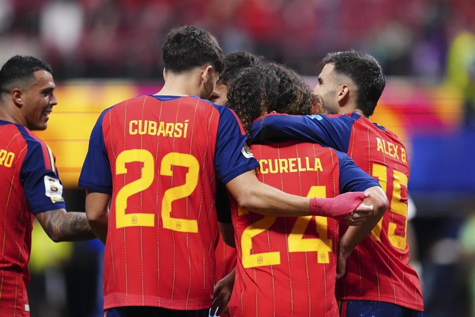 Marc Cucurella, de la selección española