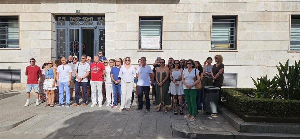 Representantes de UGT y CCOO Almería.