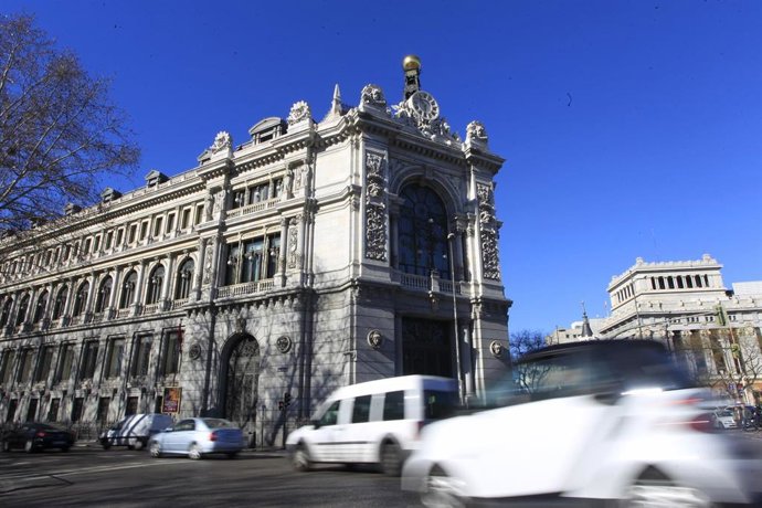 Archivo - Fachada del Banco de España