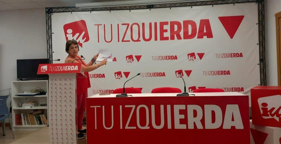 La diputada de IU en La Rioja, Henar Moreno.