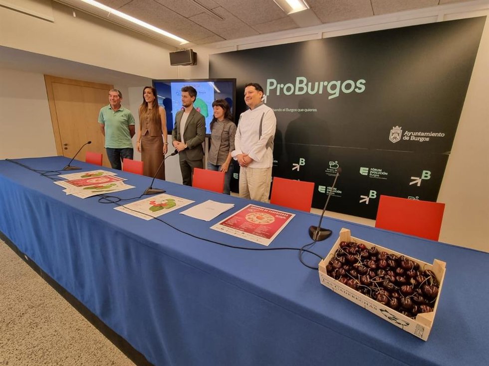 Las cerezas de Caderechas protagonizan el fin de semana gastronómico en Burgos.
