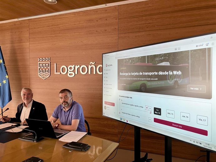 Presentación de la nueva web del Transporte Urbano de Logroño