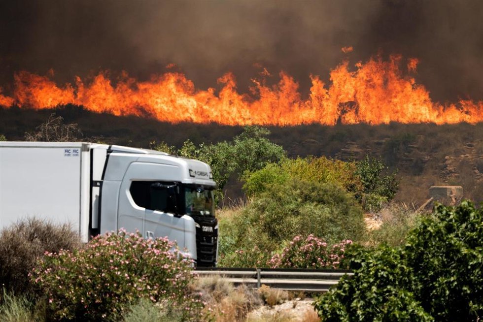 Incendio de Los Gallardos (Almería) 