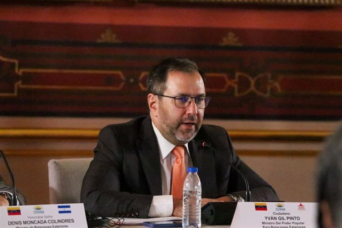 (Foto de ARCHIVO)  El ministro de Relaciones Exteriores de Venezuela, Yván Gil (archivo)    REMITIDA / HANDOUT por MINISTERIO DE RELACIONES EXTERIORES DE VENEZUELA  Fotografía remitida a medios de comunicación exclusivamente para ilustrar la noticia a la