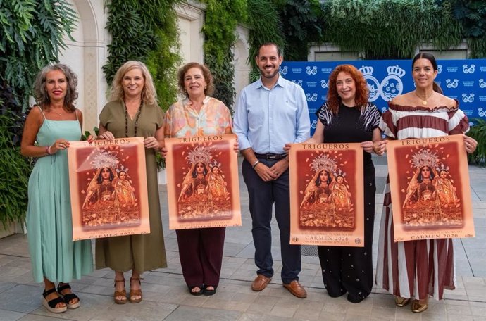 Presentación de las fiestas patronales en honor de Nuestra Señora del Carmen de Trigueros (Huelva).