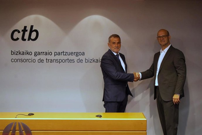 Roberto Muñoz y Goyo Sarasola, nuevo director gerentes del Consorcio de Transportes de Bizkaia.