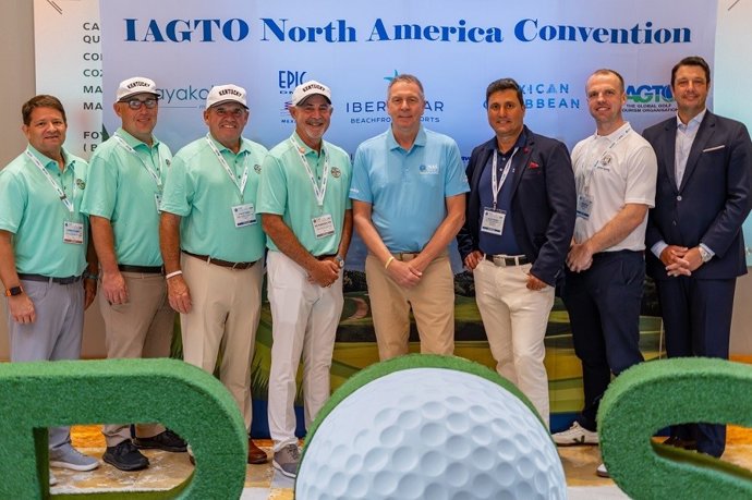 El equipo de Turismo Costa del Sol en la Nort America Golf Convention.