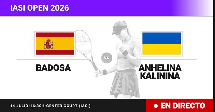 Paula Badosa - Anhelina Kalinina: resumen y estadísticas del partido de Dieciseisavos de final de Iasi Open