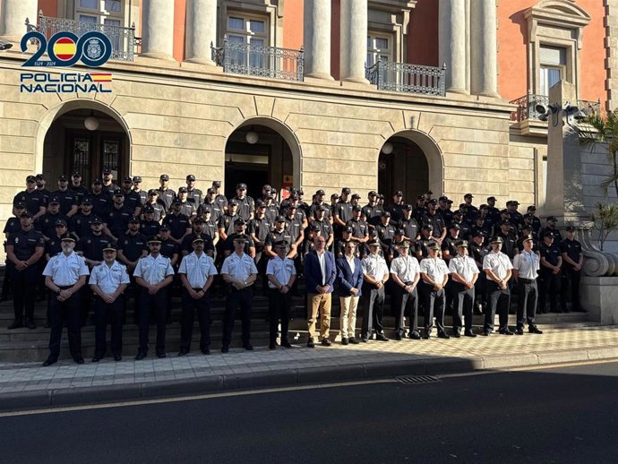 Agentes de la Policía Nacional en prácticas