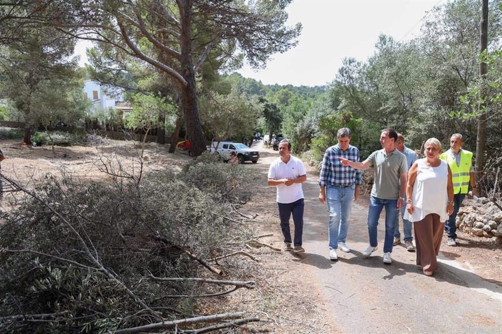 El Consell de Mallorca destina más de 60.000 euros a limpiar la Comuna de Bunyola para reducir el riesgo de incendios