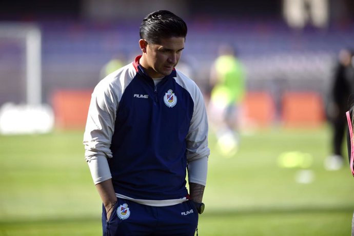 Futbol, Deportes La Serena vs Union La Calera. Fecha 6, Copa de la Liga 2026. El entrenador de Deportes La Serena Felipe Gutierrez, es fotografiado al termino de un partido grupo D copa de la liga disputado en el estadio La Portada en La Serena,