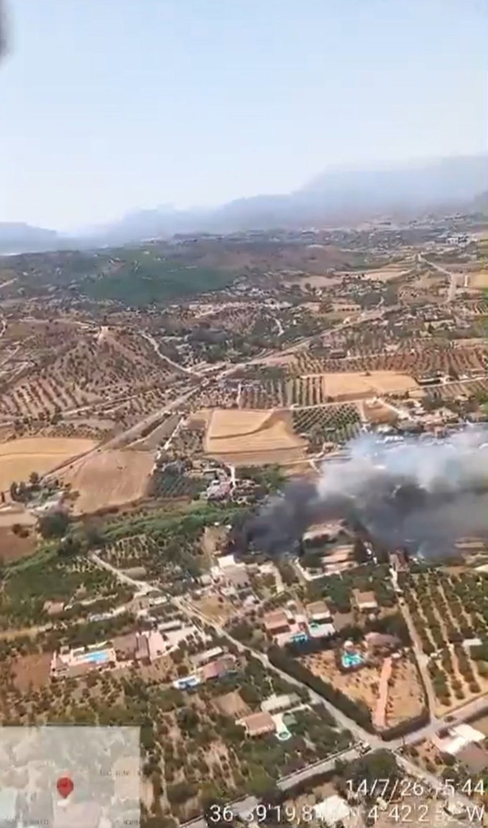 Incendio en Alhaurín El Grande