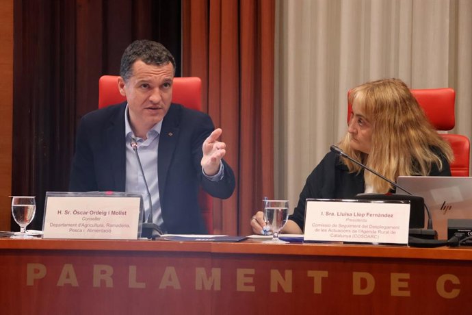 El conseller d'Agricultura, Ramaderia, Pesca i Alimentació de la Generalitat, Òscar Ordeig
