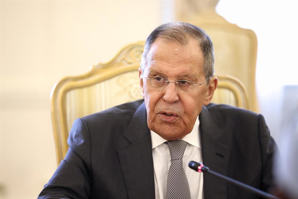 El ministro de Exteriores ruso, Sergei Lavrov, en Moscú.