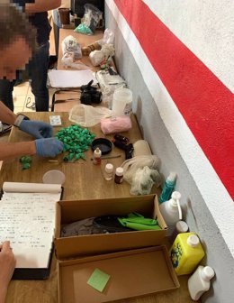 La droga intervinguda pels Mossos d'Esquadra