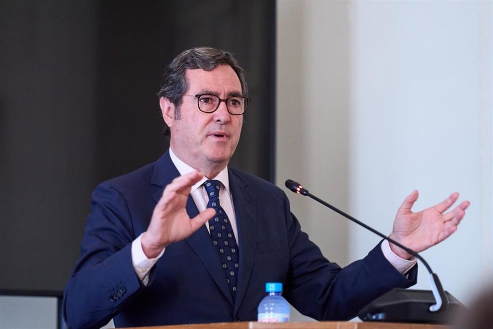 El presidente de la CEOE, Antonio Garamendi.