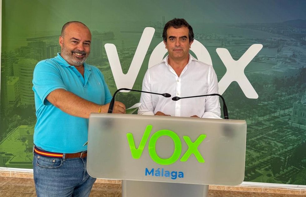 El presidente de Vox en la provincia de Málaga y diputado en el Parlamento de Andalucía, Antonio Sevilla, en una imagen de archivo. 