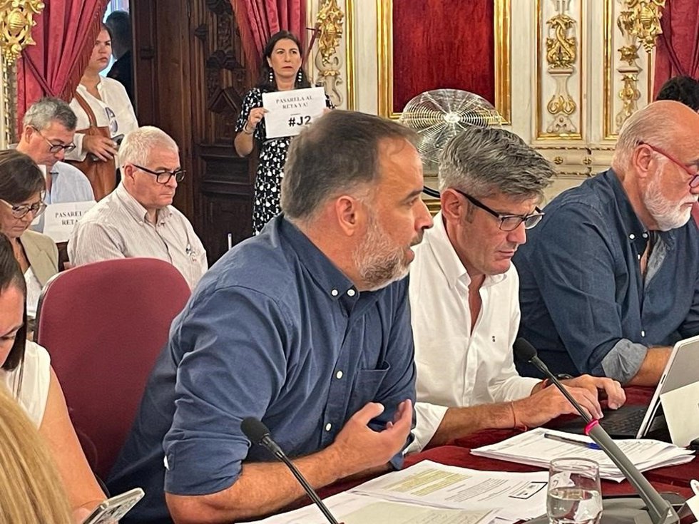 Ramón Galán, portavoz de IU en Diputación.